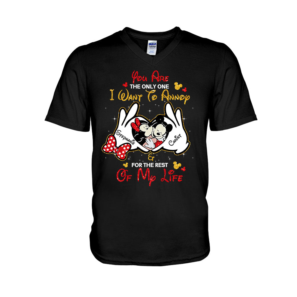 Personalized Couple T-shirt & Hoodie Custom Name Gift T-shirt & Hoodie GradoCreations