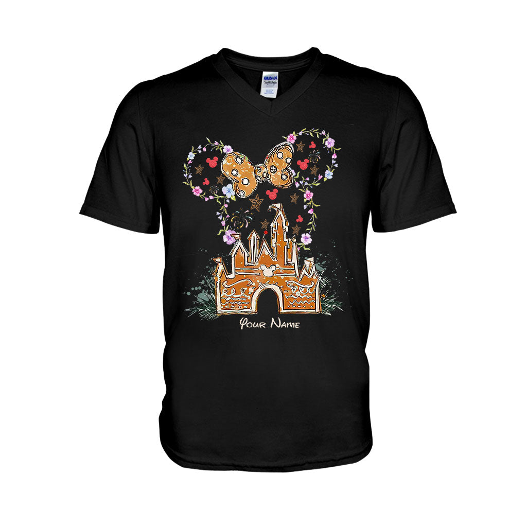 Personalized Merry Christmas Mouse T-shirt & Hoodie Custom Name Gift T-shirt & Hoodie GradoCreations