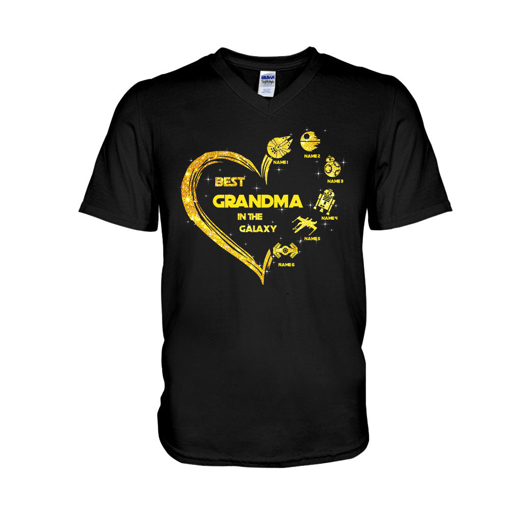 Personalized Best Grandma in the Galaxy T-shirt & Hoodie Gift for Mother's Day T-shirt & Hoodie GradoCreations