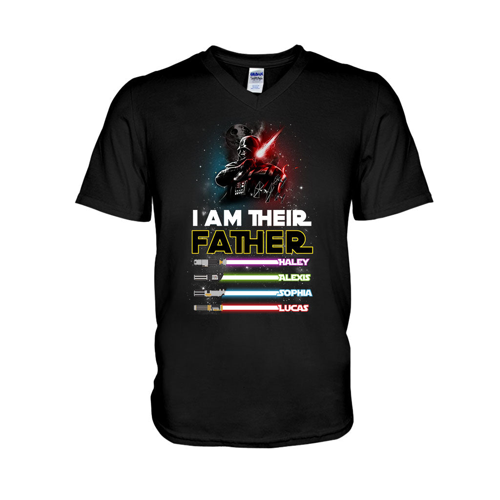 Personalized Father T-shirt & Hoodie with Custom Names | Father's Day Gift T-shirt & Hoodie GradoCreations