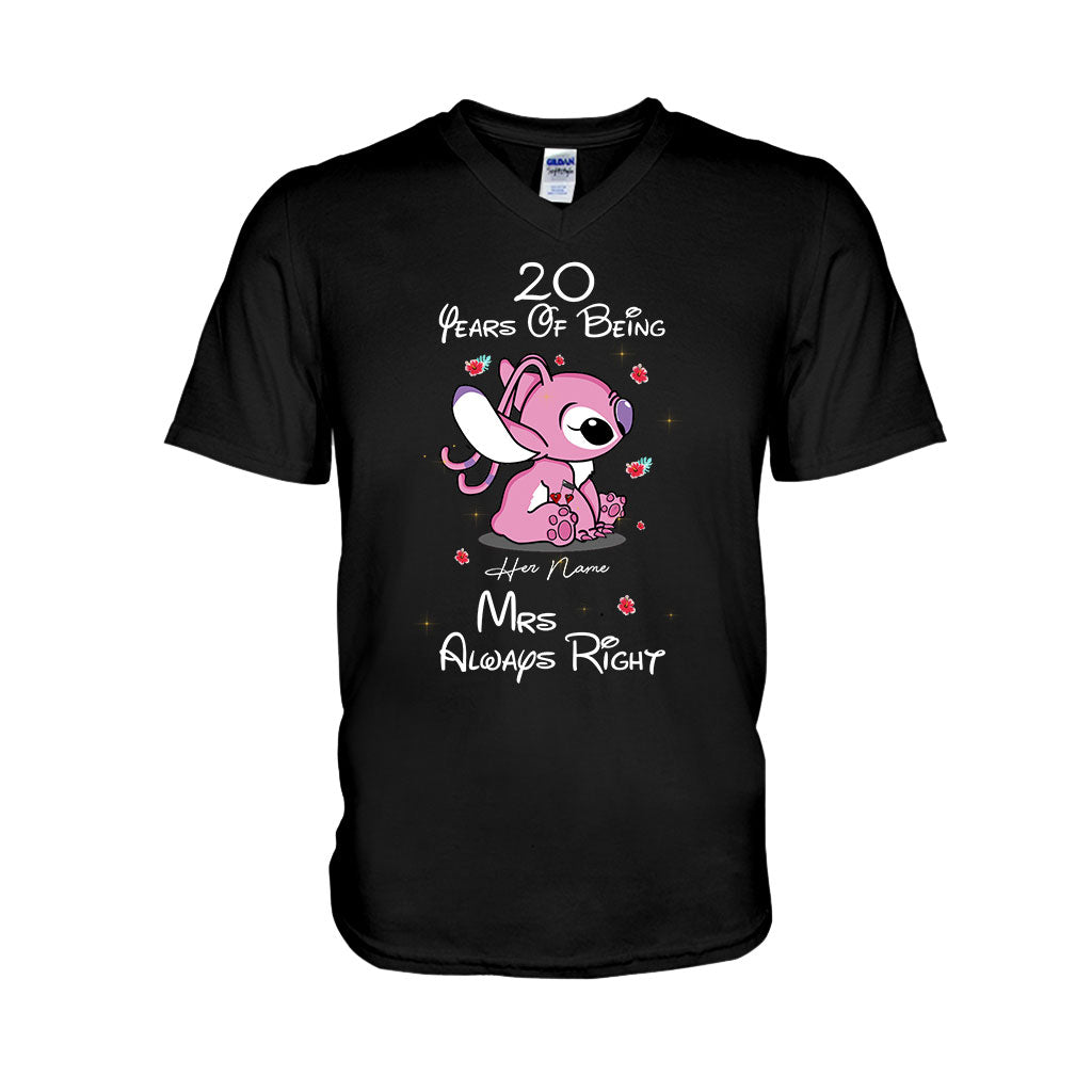 Personalized Couple T-shirt & Hoodie His & Hers Ohana Gift T-shirt & Hoodie GradoCreations