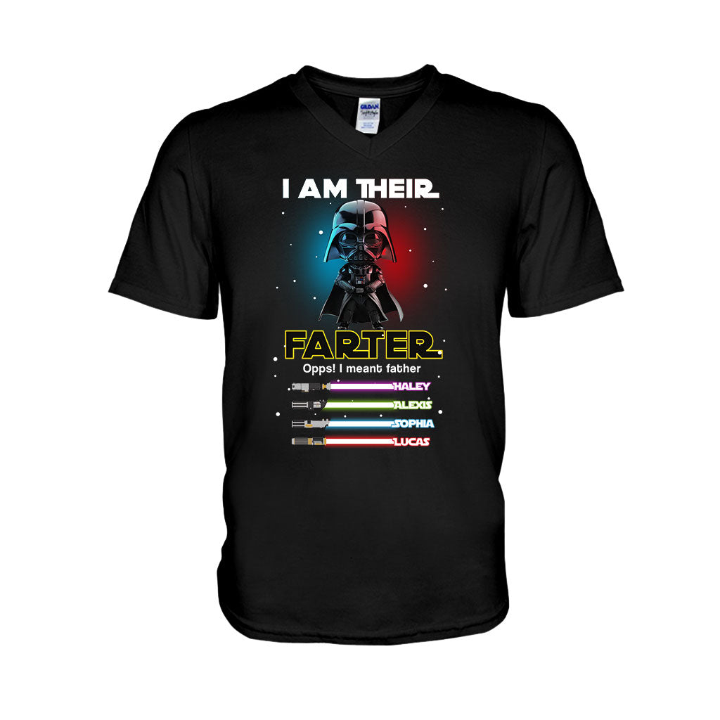 Personalized Father's Day T-shirt & Hoodie Custom Family Names Gift for Dad T-shirt & Hoodie GradoCreations