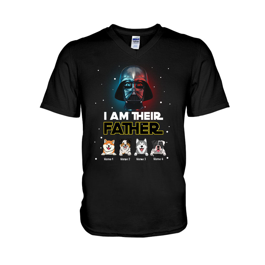 Personalized Dog Dad T-Shirt and Hoodie - I Am Their Father Gift T-shirt & Hoodie GradoCreations