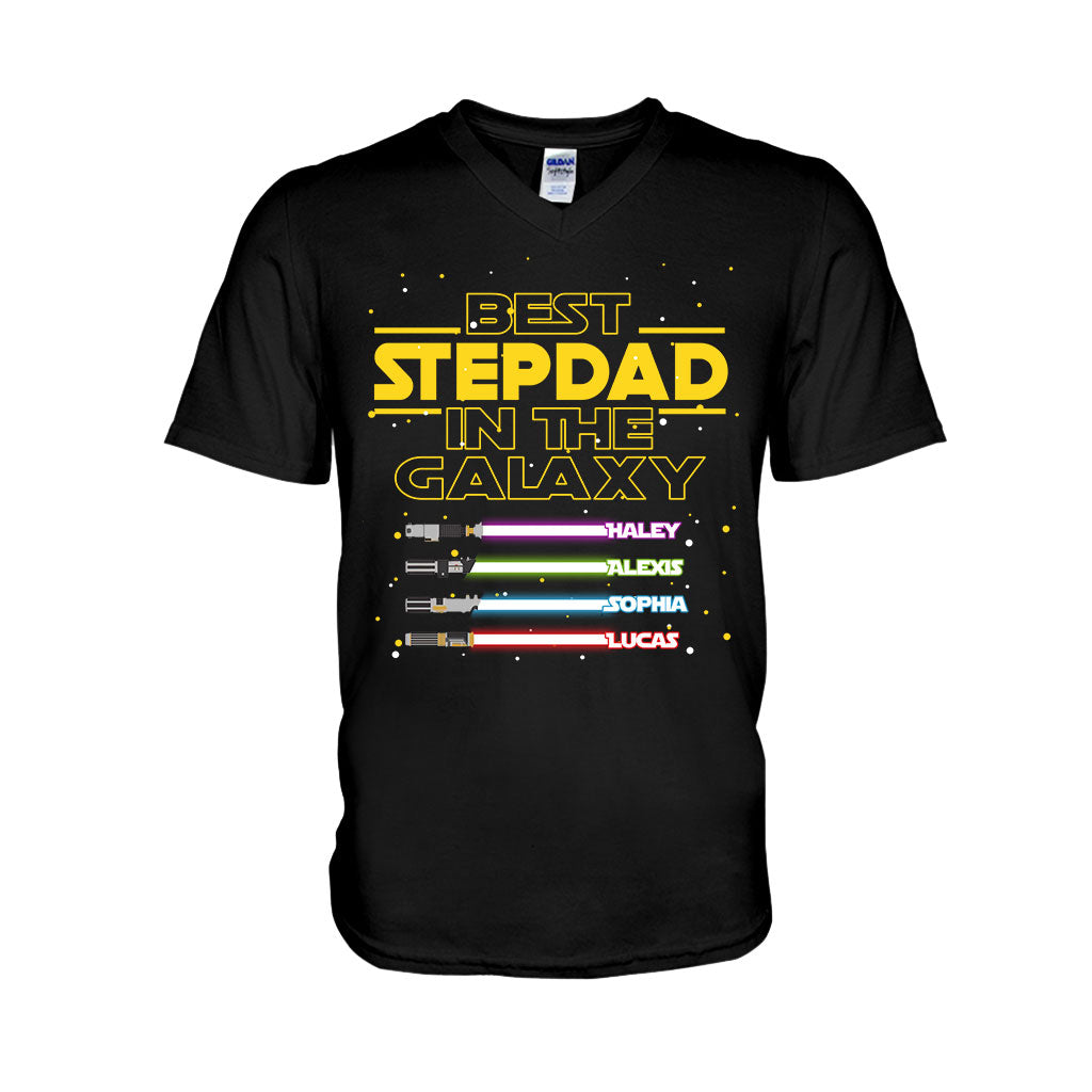 Personalized Best Stepdad In The Galaxy T-shirt & Hoodie Gift T-shirt & Hoodie GradoCreations