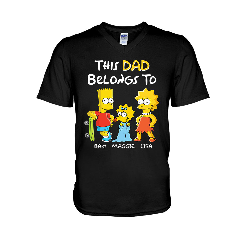Personalized Dad T-shirt Hoodie Custom Family Gift T-shirt & Hoodie GradoCreations