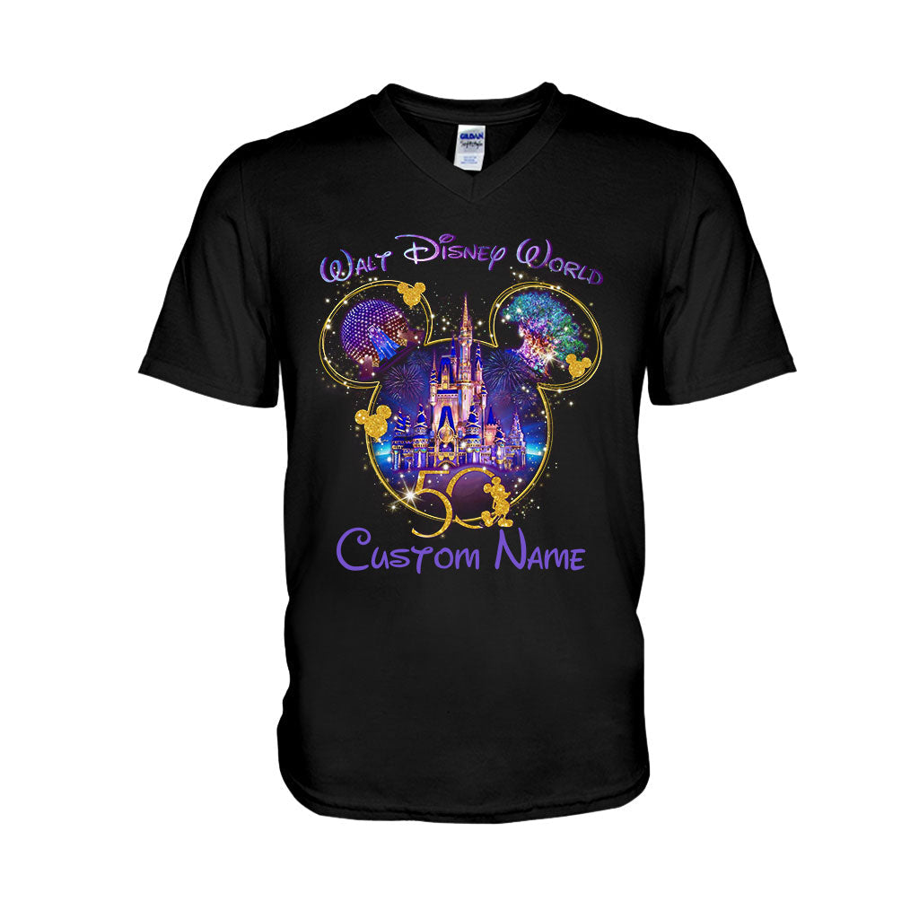 Personalized Christmas Mouse T-shirt & Hoodie Custom Name Gift T-shirt & Hoodie GradoCreations