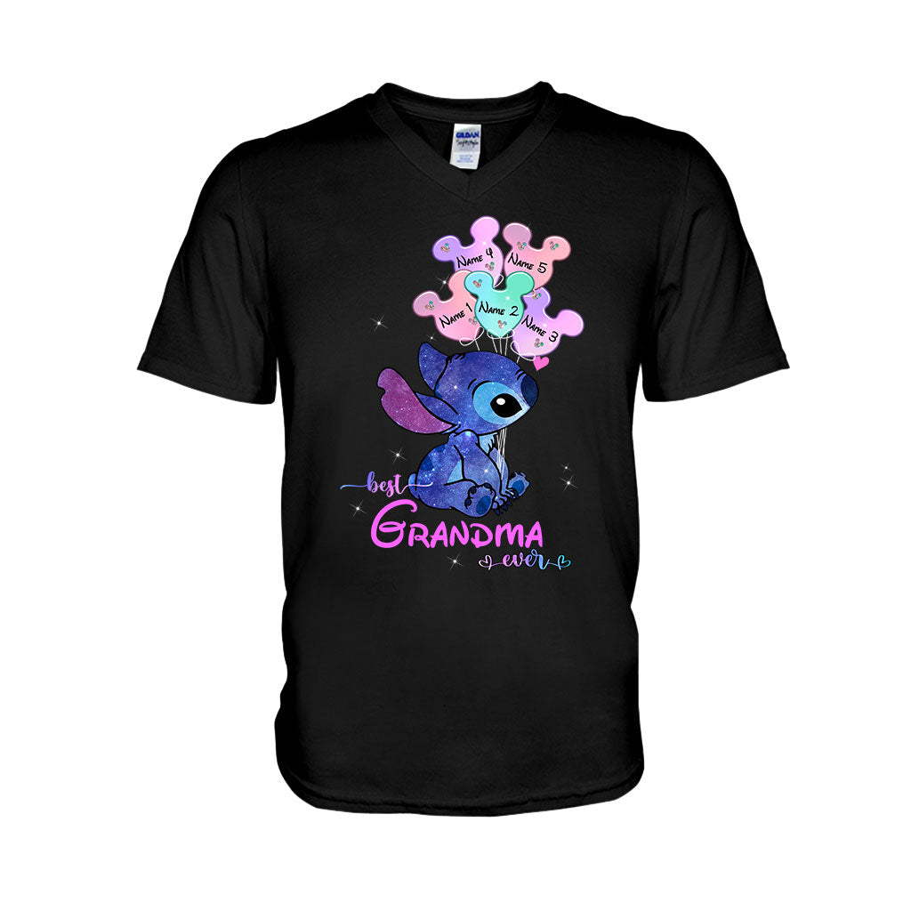 Personalized Best Grandma Ever T-shirt & Hoodie with Names for Mother's Day T-shirt & Hoodie GradoCreations