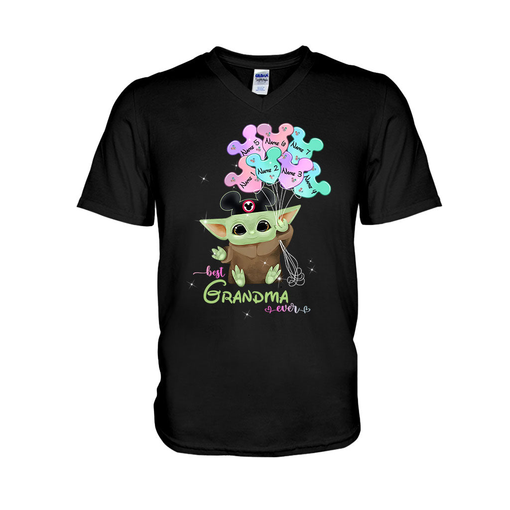 Personalized Best Grandma Ever T-shirt & Hoodie Gift for Mother's Day T-shirt & Hoodie GradoCreations
