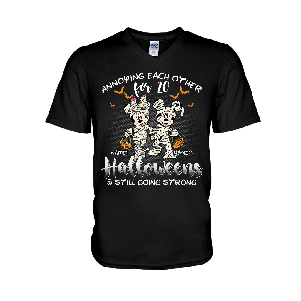 Personalized Halloween Mouse T-shirt & Hoodie Unique Couple Gift T-shirt & Hoodie GradoCreations