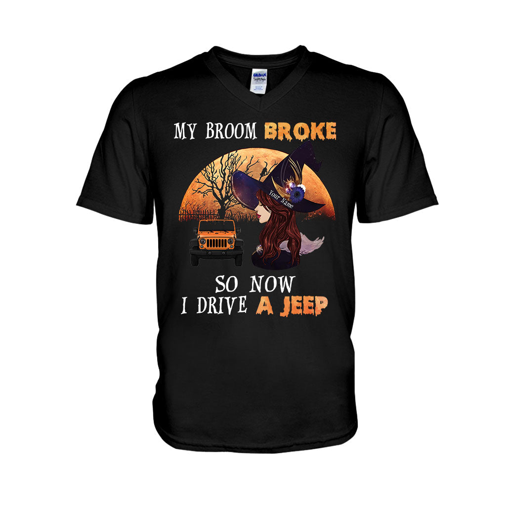 Personalized Halloween T-Shirt & Hoodie Custom Name for Jeep Lovers T-shirt & Hoodie GradoCreations