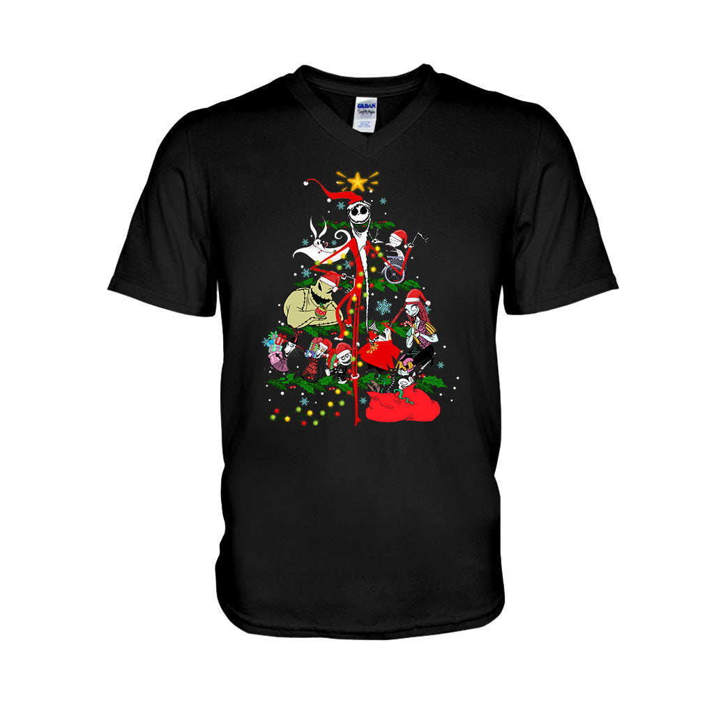 Personalized Nightmare Christmas Tree T-shirt & Hoodie Gift T-shirt & Hoodie GradoCreations