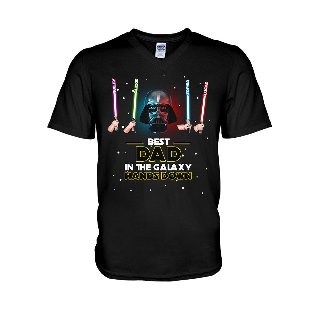 Personalized Best Dad in the Galaxy T-shirt & Hoodie Gift T-shirt & Hoodie GradoCreations