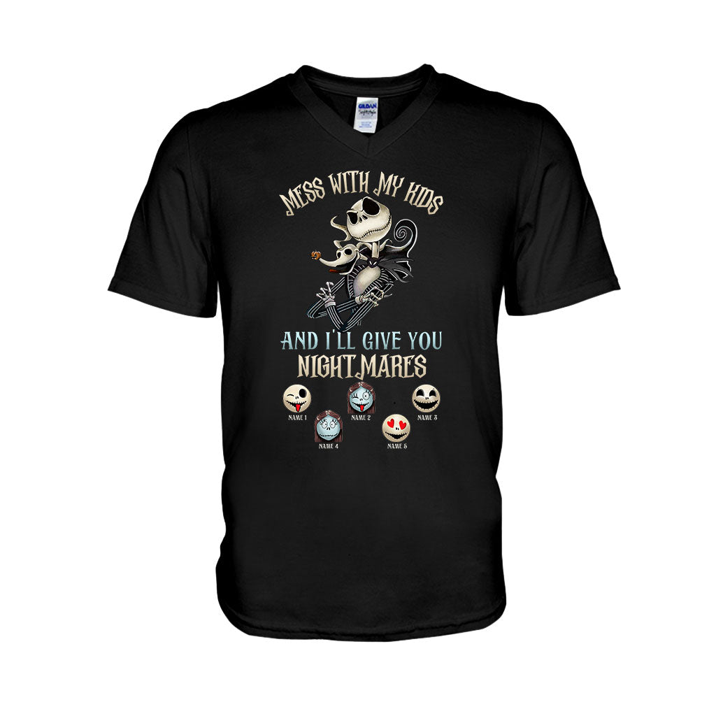 Personalized Nightmare T-shirt and Hoodie Gift for Dad | Halloween & Father's Day T-shirt & Hoodie GradoCreations