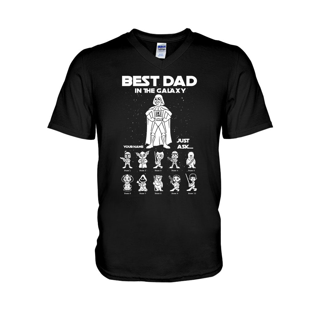 Personalized Best Dad In The Galaxy T-shirt & Hoodie Gift T-shirt & Hoodie GradoCreations