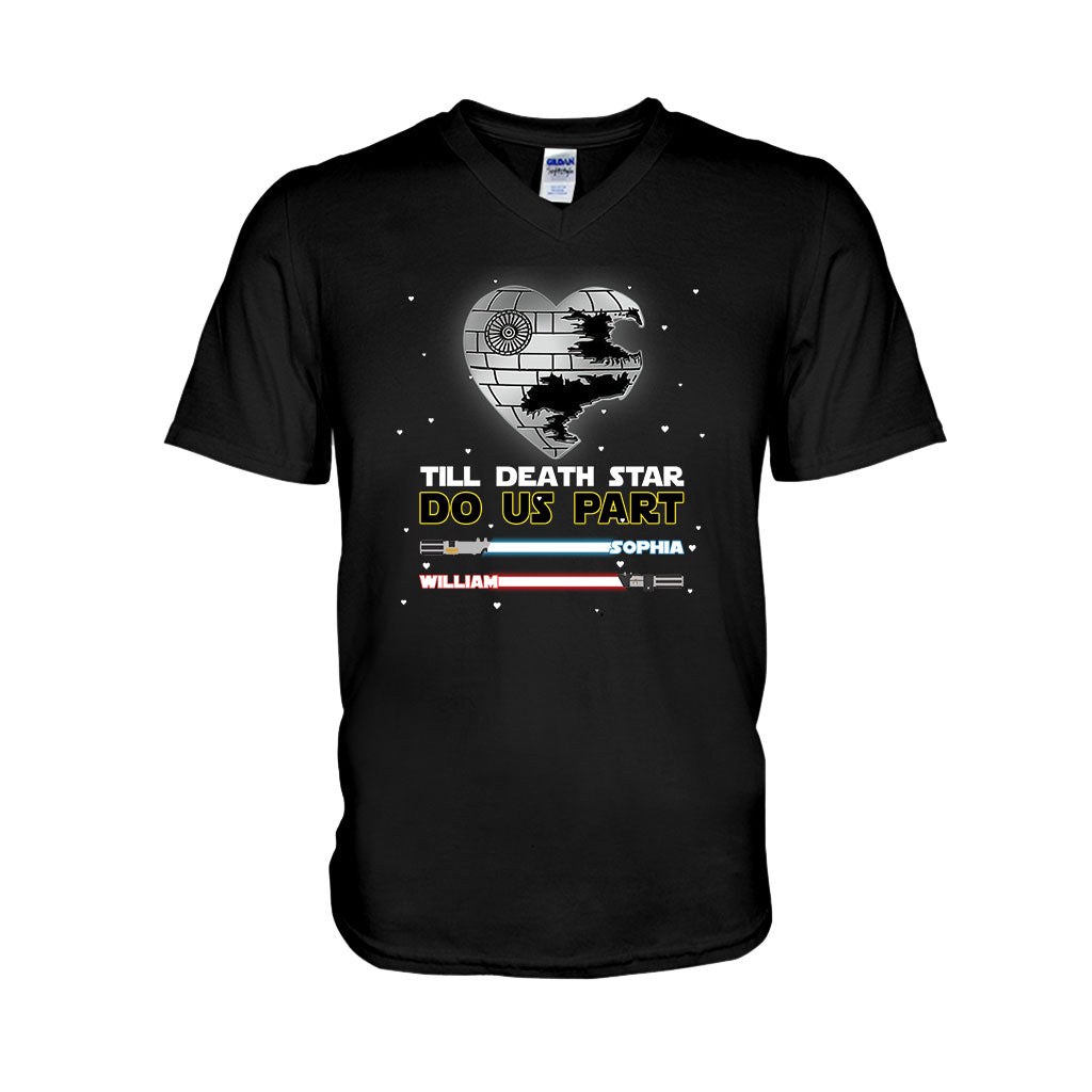 Personalized Till Death Star Do Us Part Couple T-shirt & Hoodie Gift T-shirt & Hoodie GradoCreations