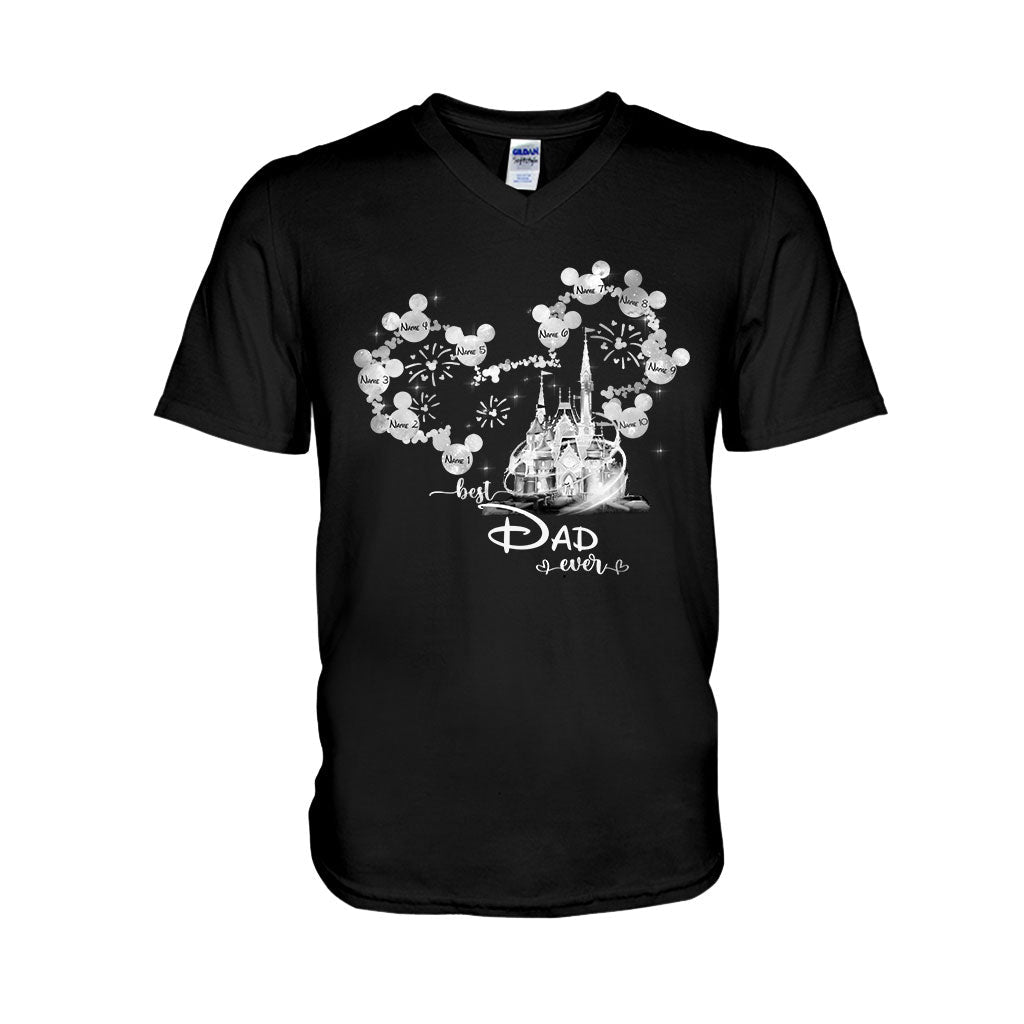 Personalized Best Dad Ever T-Shirt & Hoodie Gift for Father's Day T-shirt & Hoodie GradoCreations