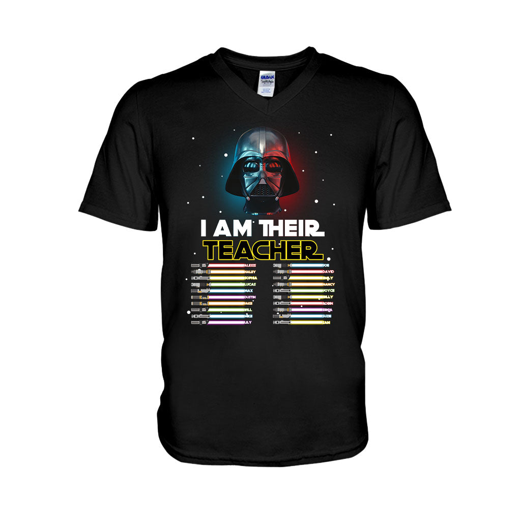 Personalized Teacher T-Shirt Custom Names Star Wars Gift T-shirt & Hoodie GradoCreations