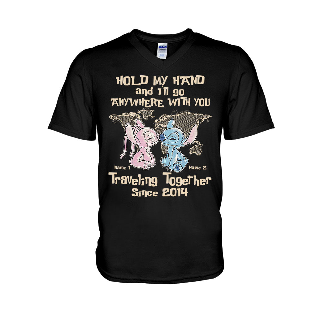 Personalized Couple Ohana T-Shirt & Hoodie Custom Names Gift T-shirt & Hoodie GradoCreations