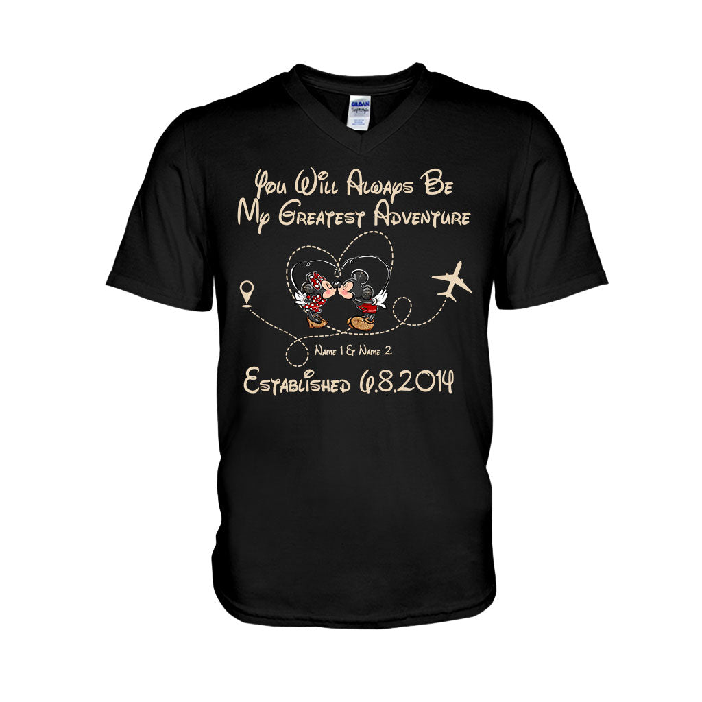 Personalized Couple Mouse T-shirt & Hoodie Gift for Valentine’s Day T-shirt & Hoodie GradoCreations