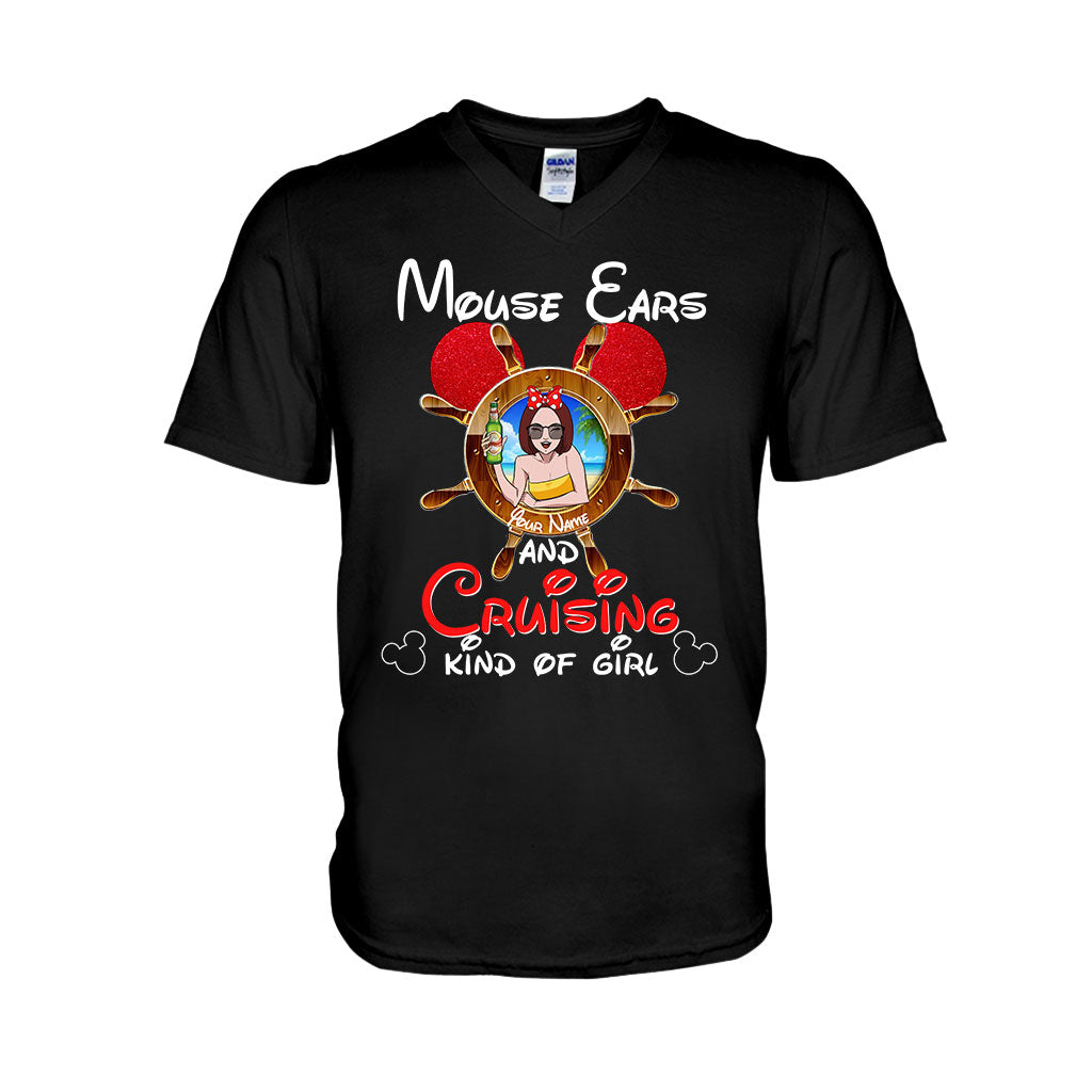 Personalized Mouse Ears Cruising T-shirt & Hoodie Gift for Her T-shirt & Hoodie GradoCreations