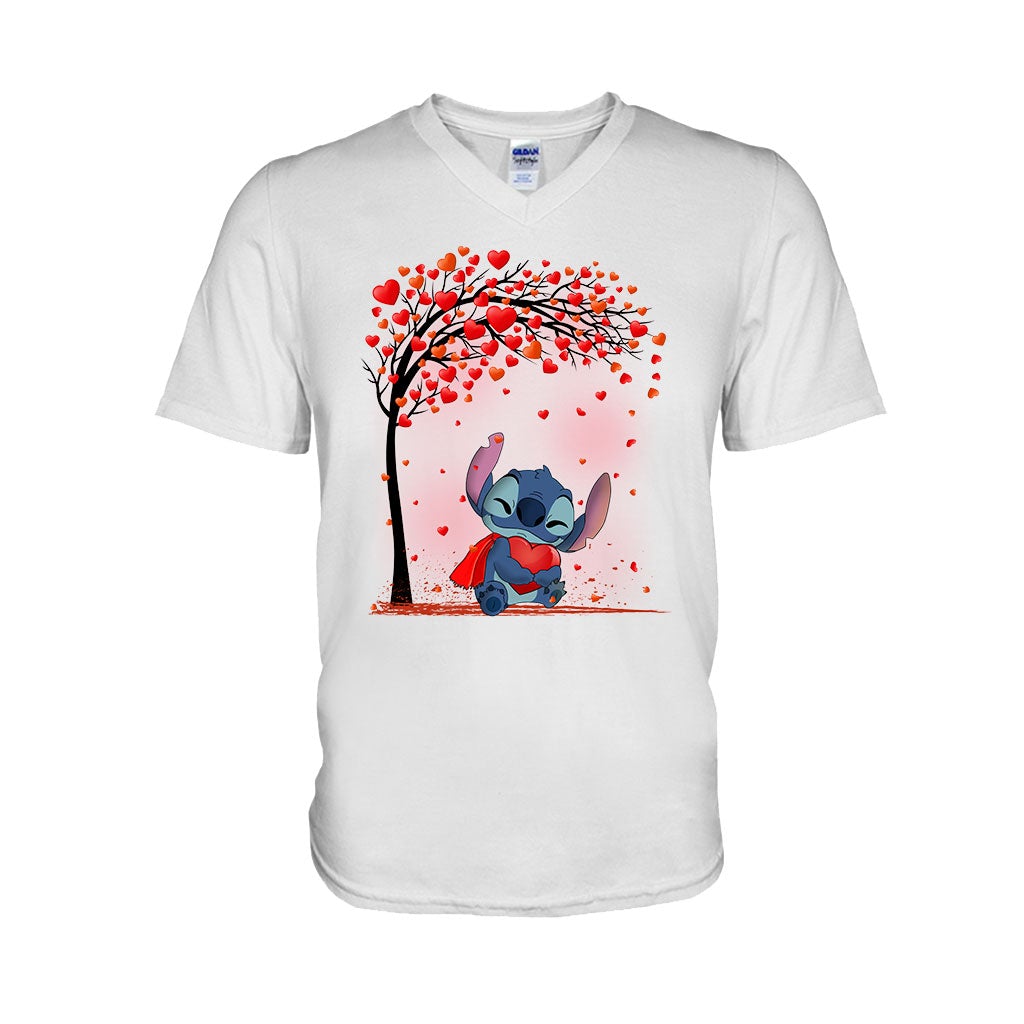 Personalized Couple T-shirt & Hoodie with Custom Names | Unique Romantic Gift T-shirt & Hoodie GradoCreations