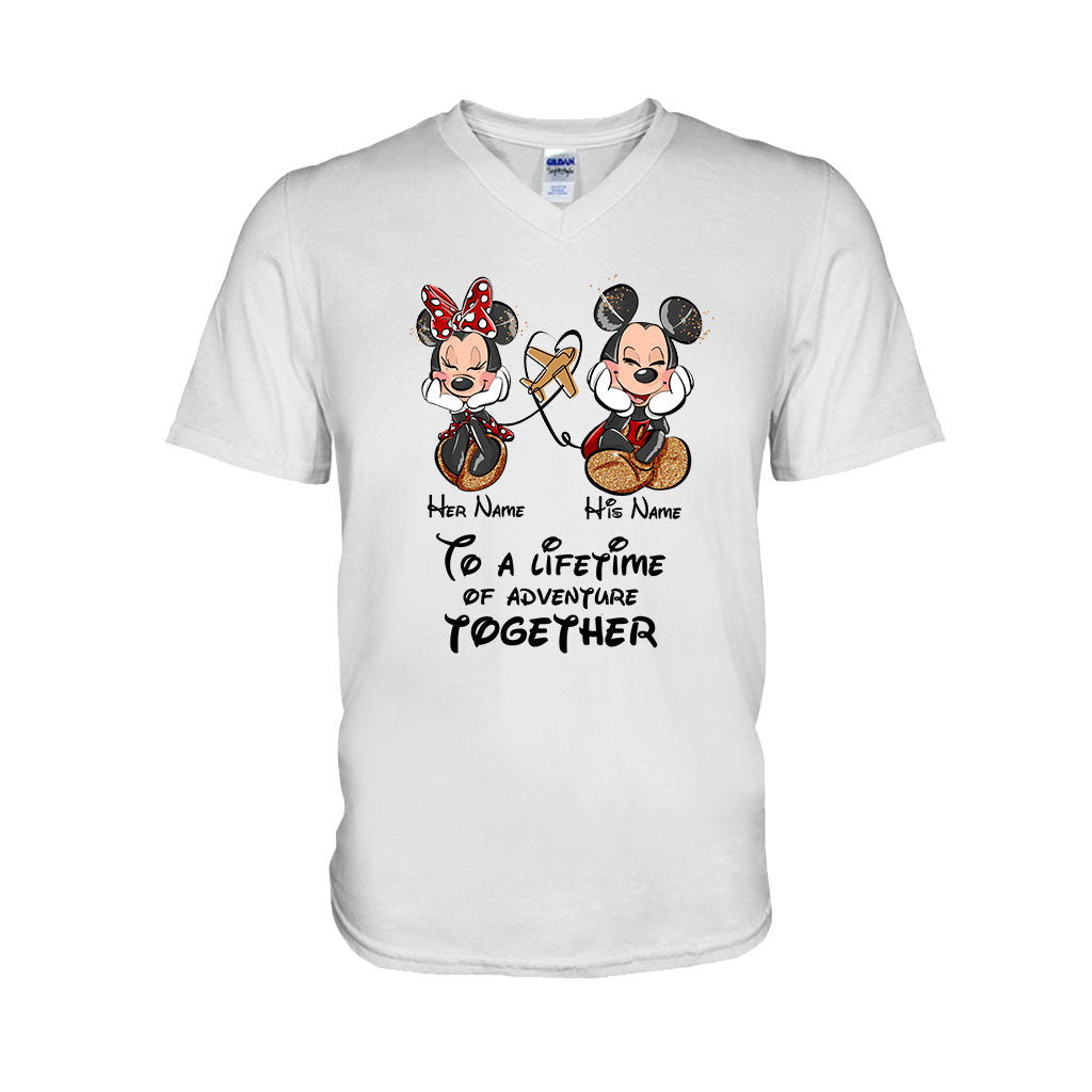 Personalized Disney Adventure T-shirt & Hoodie for Couples T-shirt & Hoodie GradoCreations