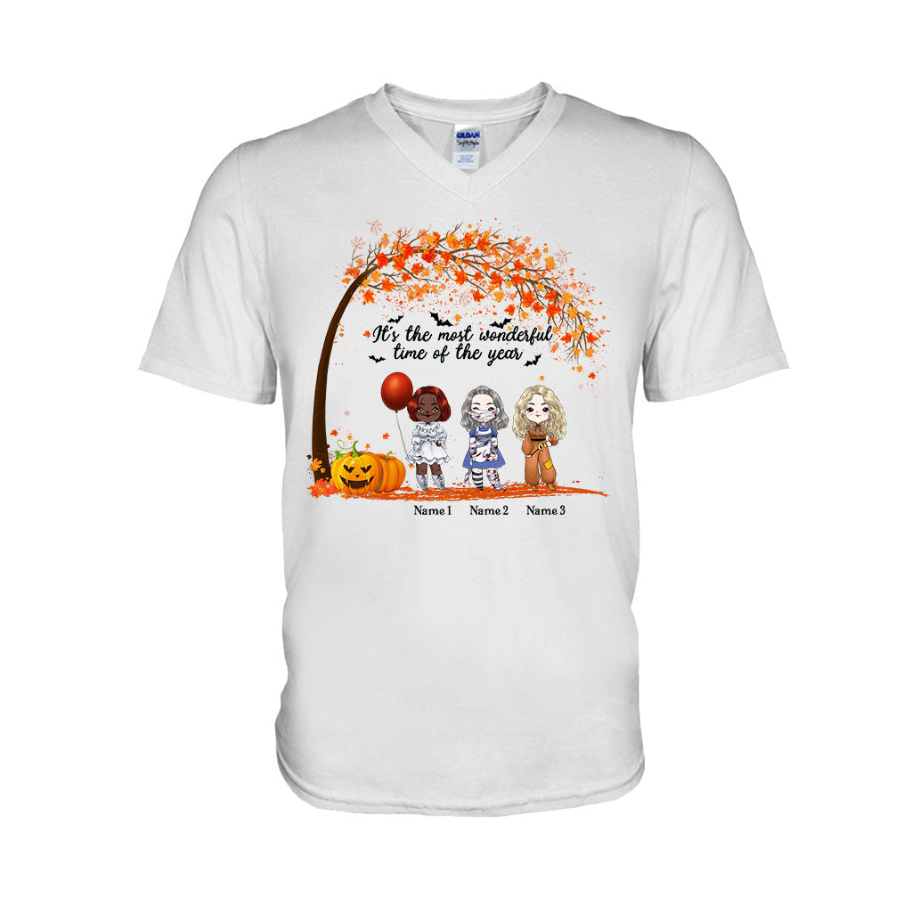 Personalized Halloween Bestie T-Shirt & Hoodie Gift for Friends T-shirt & Hoodie GradoCreations