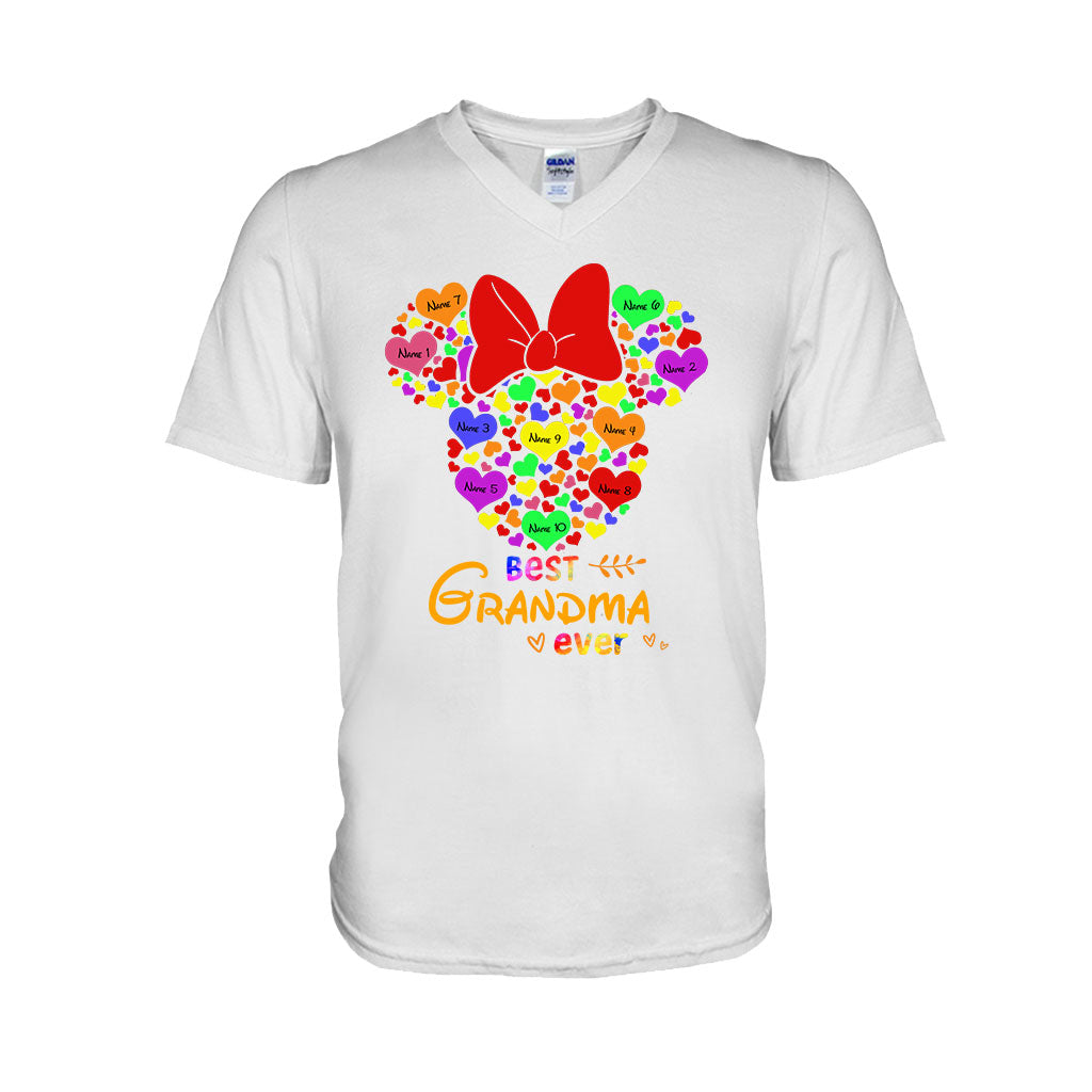Personalized Mother's Day T-Shirt & Hoodie Best Grandma Ever Gift T-shirt & Hoodie GradoCreations