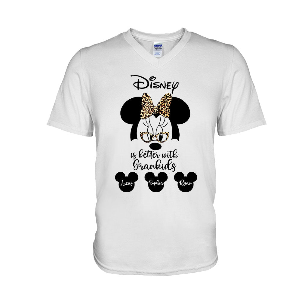 Personalized Disney Grandkids T-shirt & Hoodie Gift for Grandma T-shirt & Hoodie GradoCreations