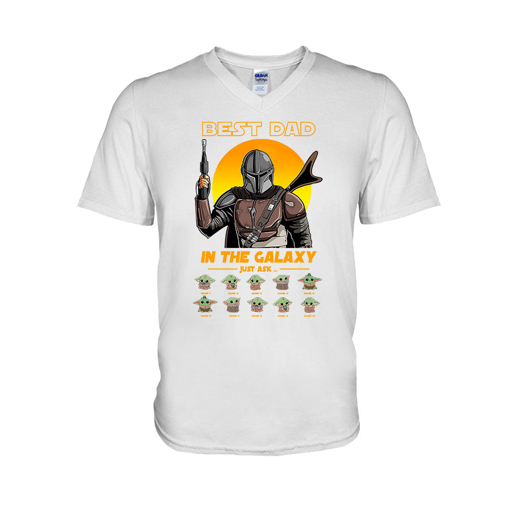 Personalized Best Dad In The Galaxy T-shirt & Hoodie Gift T-shirt & Hoodie GradoCreations