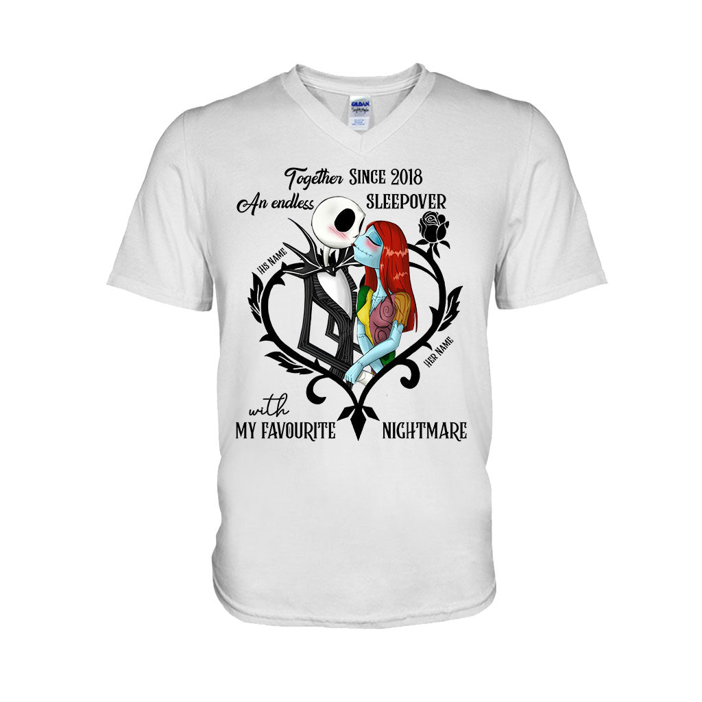 Personalized Nightmare T-shirt and Hoodie Gift for Couples T-shirt & Hoodie GradoCreations