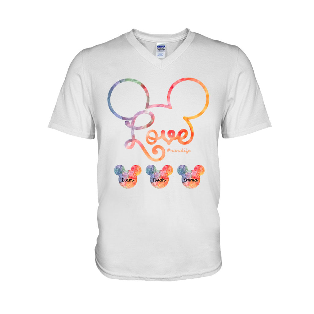 Personalized Grandma T-shirt and Hoodie with Love Design T-shirt & Hoodie GradoCreations