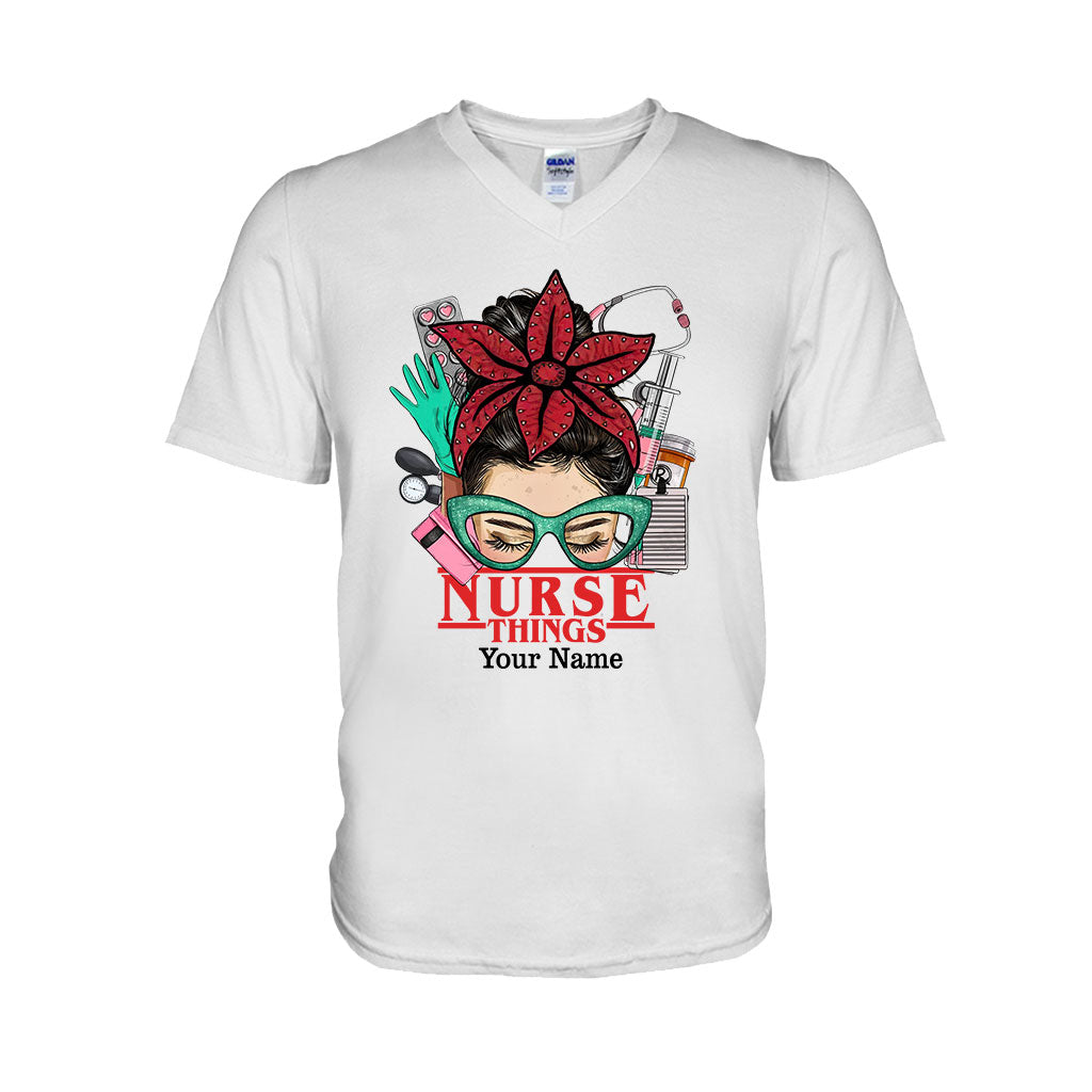 Personalized Nurse Things T-shirt & Hoodie Custom Name Gift T-shirt & Hoodie GradoCreations