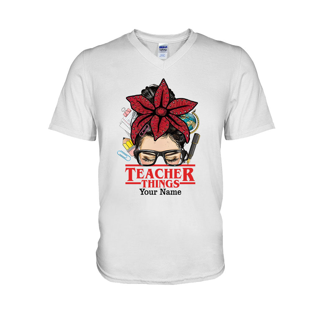 Personalized Teacher Things T-shirt & Hoodie Custom Name Gift T-shirt & Hoodie GradoCreations