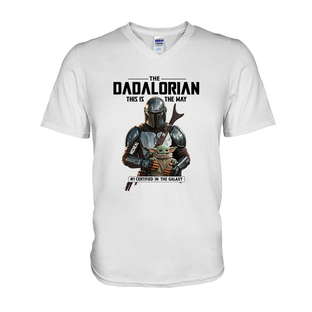 Personalized Dadalorian This Is The Way T-shirt & Hoodie Gift for Dad T-shirt & Hoodie GradoCreations