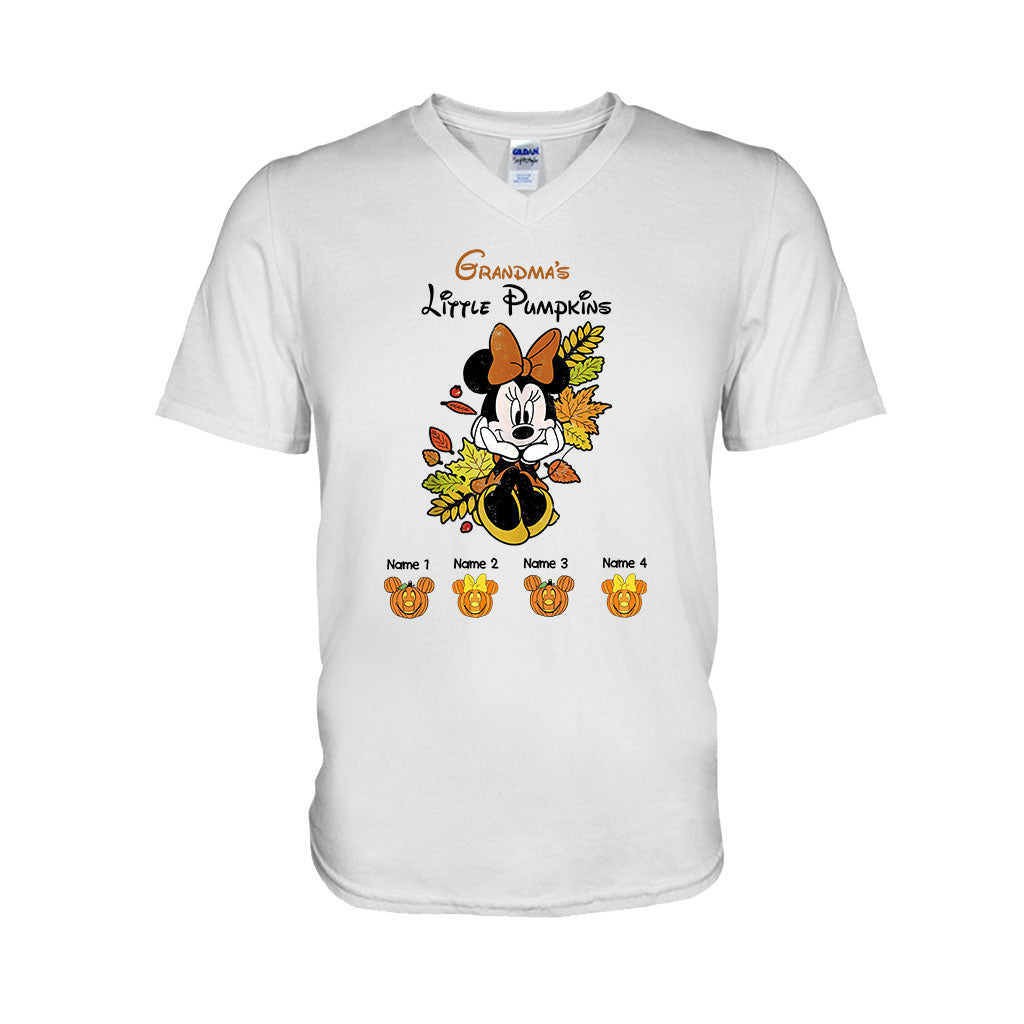 Personalized Grandma T-Shirt & Hoodie with Little Pumpkins Design T-shirt & Hoodie GradoCreations