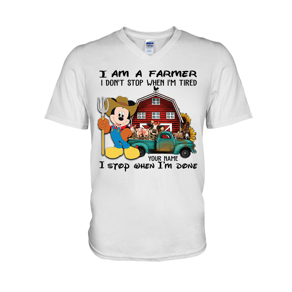 Personalized Farmer T-Shirt & Hoodie Custom Name Gift T-shirt & Hoodie GradoCreations