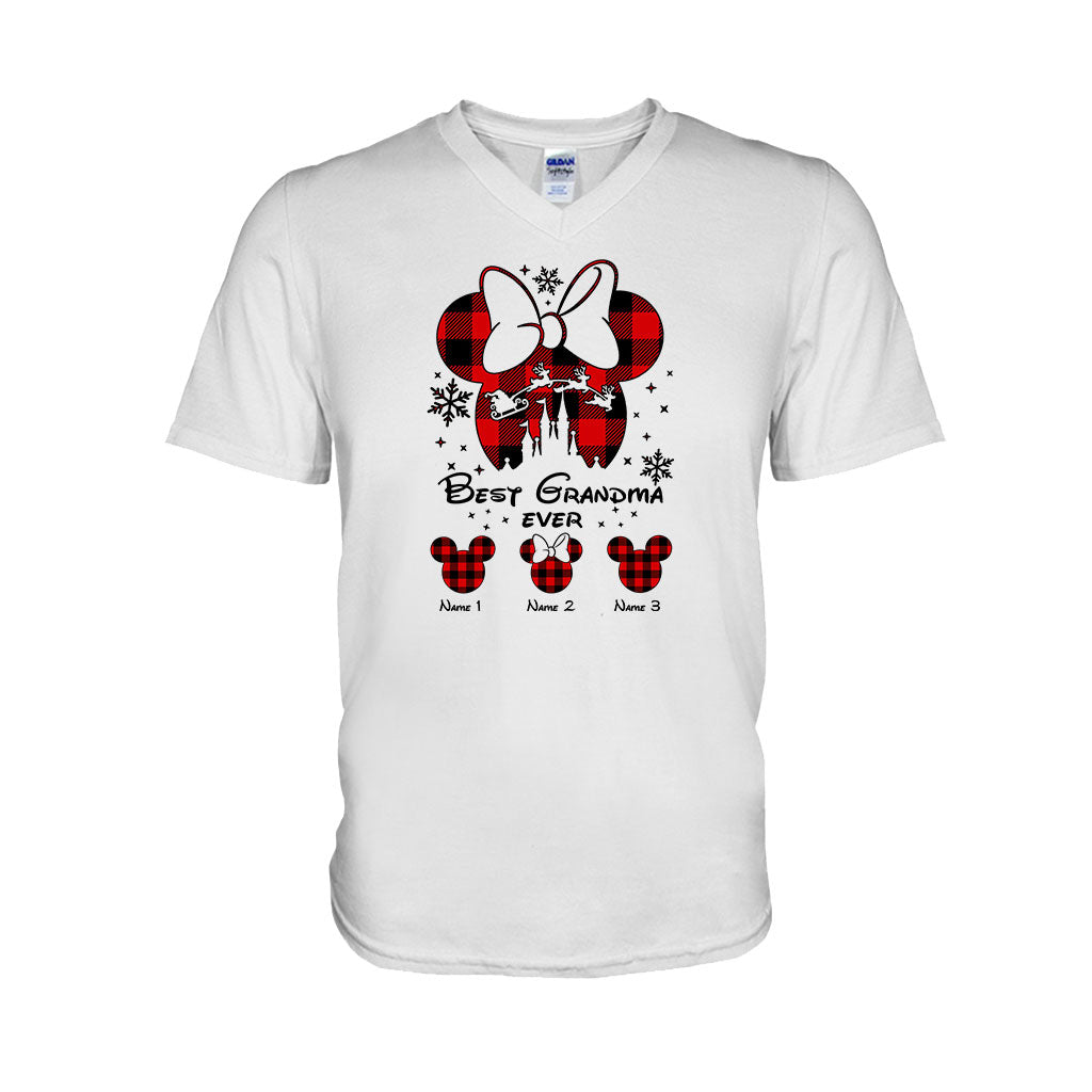 Personalized Christmas T-shirt & Hoodie Gift for Grandma T-shirt & Hoodie GradoCreations
