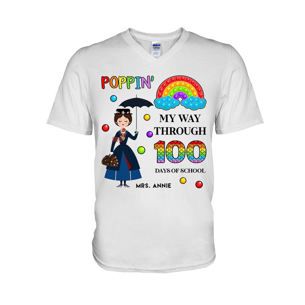 Personalized Teacher T-Shirt 100 Days of School Gift T-shirt & Hoodie GradoCreations