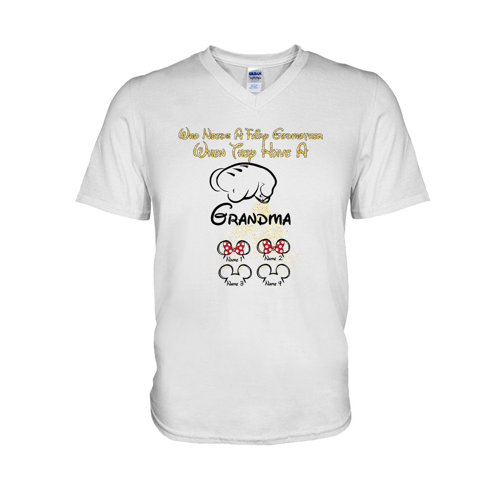 Personalized Mother's Day T-shirt & Hoodie with Custom Names for Grandma T-shirt & Hoodie GradoCreations