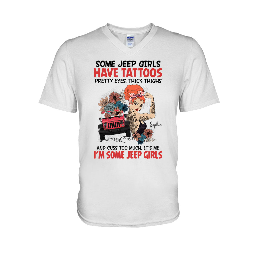 Personalized Jeep Girls T-Shirt Custom Name Gift for Her T-shirt & Hoodie GradoCreations