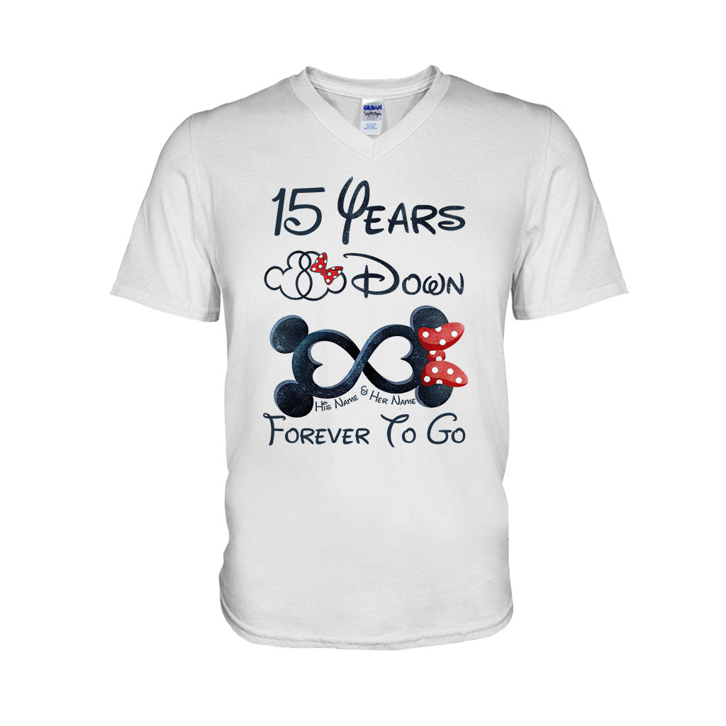Personalized Forever To Go Mouse T-shirt & Hoodie Gift for Couples T-shirt & Hoodie GradoCreations