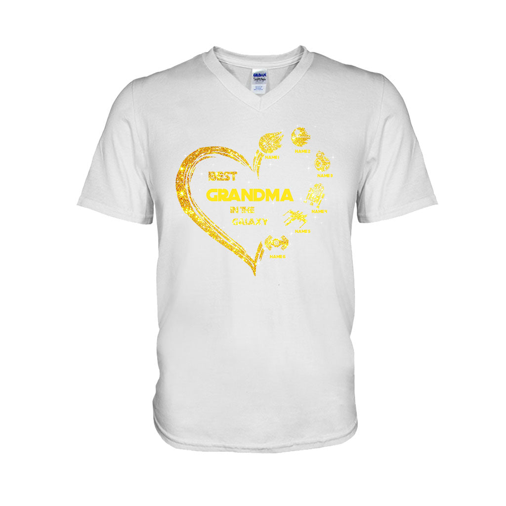 Personalized Best Grandma in the Galaxy T-shirt & Hoodie Gift for Mother's Day T-shirt & Hoodie GradoCreations