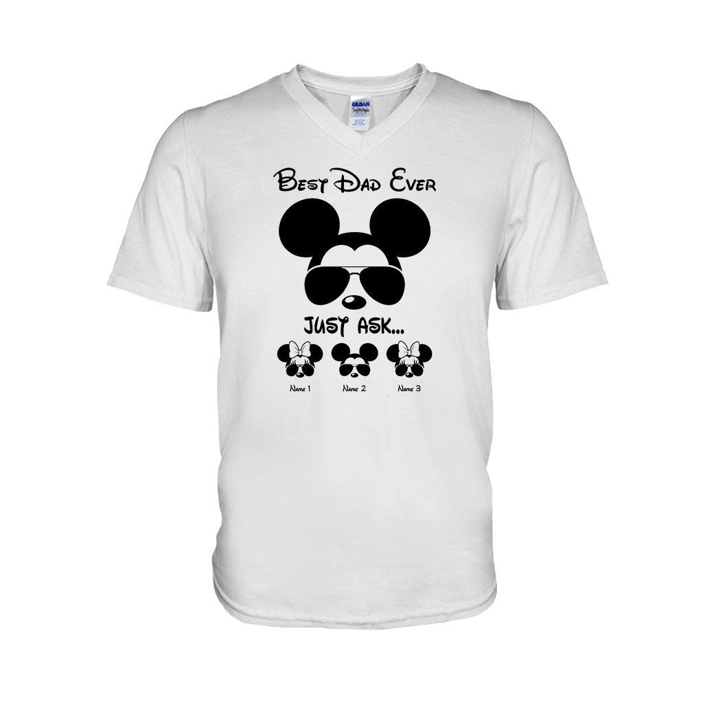 Personalized Mickey Mouse T-shirt & Hoodie Gift for Dad's Day T-shirt & Hoodie GradoCreations