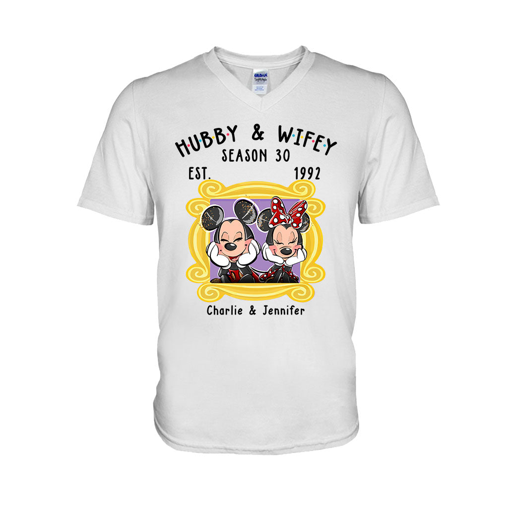 Personalized Couple T-shirt and Hoodie with Cute Design for Anniversary T-shirt & Hoodie GradoCreations
