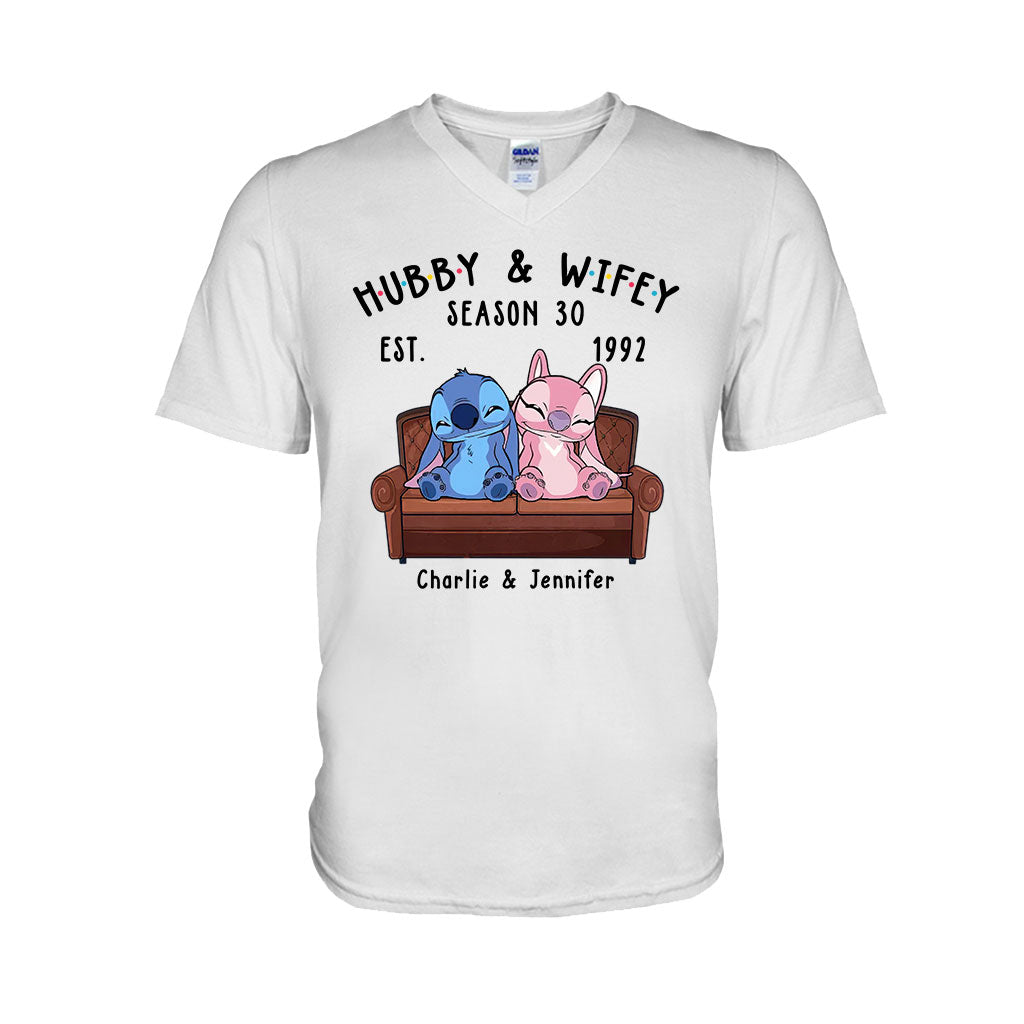 Personalized Couple Ohana T-shirt & Hoodie Custom Gift T-shirt & Hoodie GradoCreations