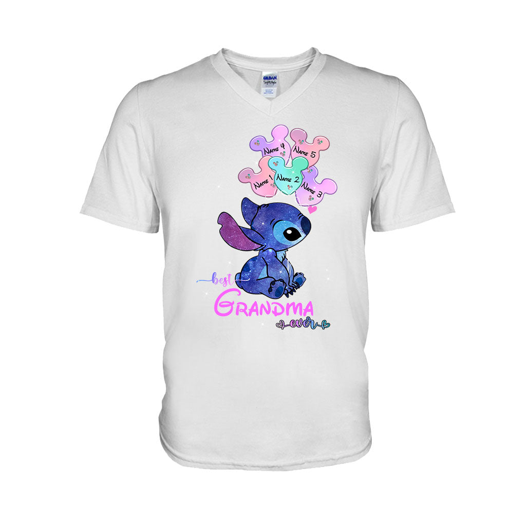 Personalized Best Grandma Ever T-shirt & Hoodie with Names for Mother's Day T-shirt & Hoodie GradoCreations