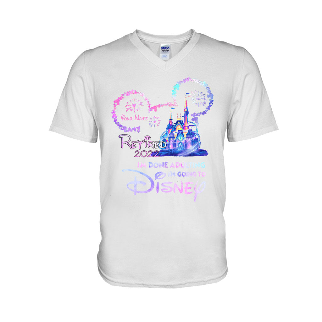 Personalized I'm Done Adulting T-shirt & Hoodie Gift for Disney Lovers T-shirt & Hoodie GradoCreations