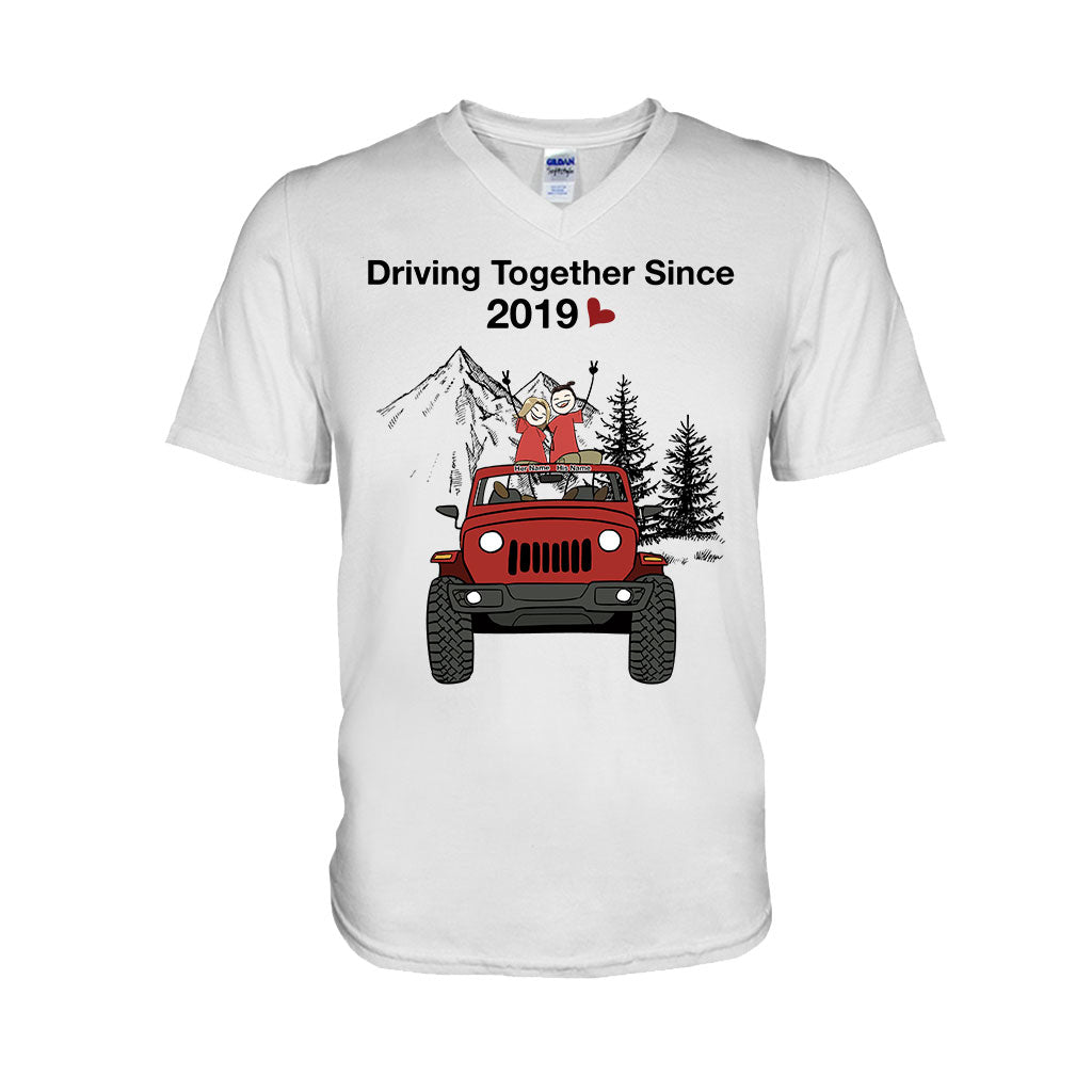Personalized Couple Driving Together Since Shirt & Hoodie Gift T-shirt & Hoodie GradoCreations