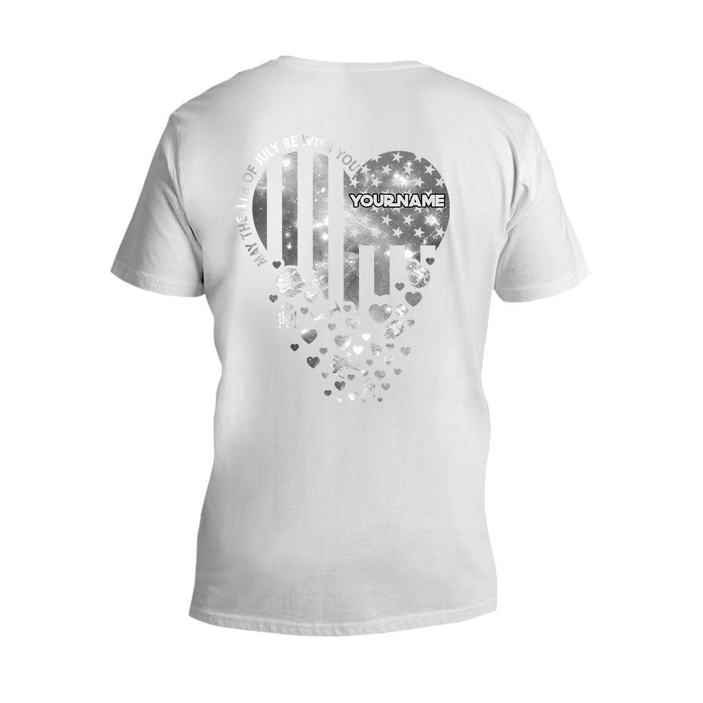 Personalized Independence Day T-Shirt & Hoodie Custom Name Star Wars Gift T-shirt & Hoodie GradoCreations